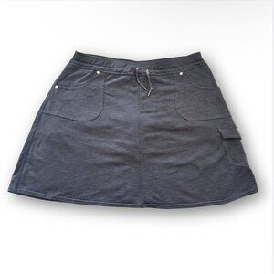 Kuhl Hiking Skort Women L Pockets Gray Skirt Athletic Stretch Outdoor Activewear
